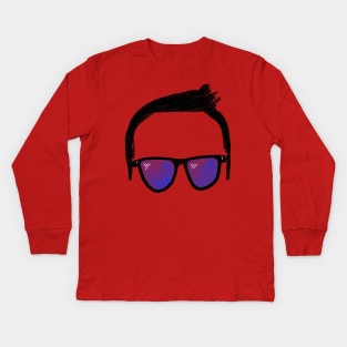 Sunglasses Guy Kids Long Sleeve T-Shirt